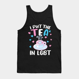 Transgender Pride I Put The Tea In Lgbt Tank Top